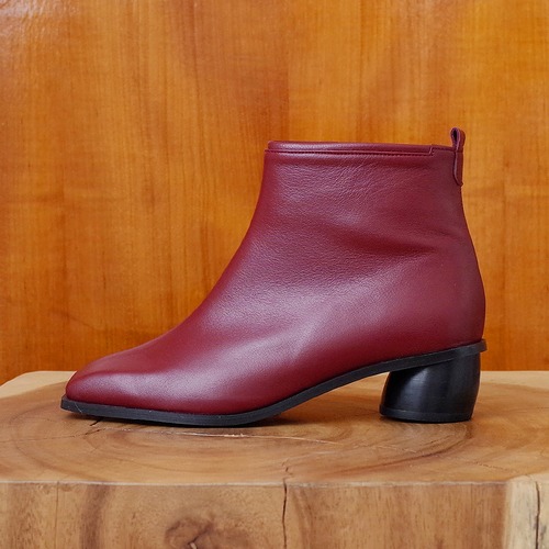 Square ankle boots  Burgundy