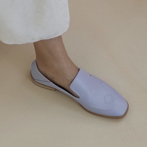 Embo stitches loafers  Lilac