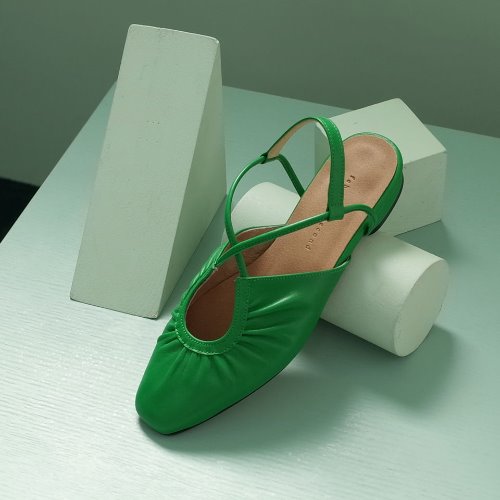 French ballet shoes Green